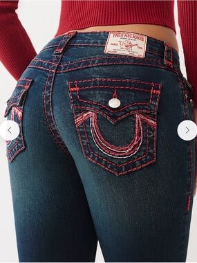 NWT True Religion’s Jennie Mid Rise Super Skinny Jeans SIZE 34